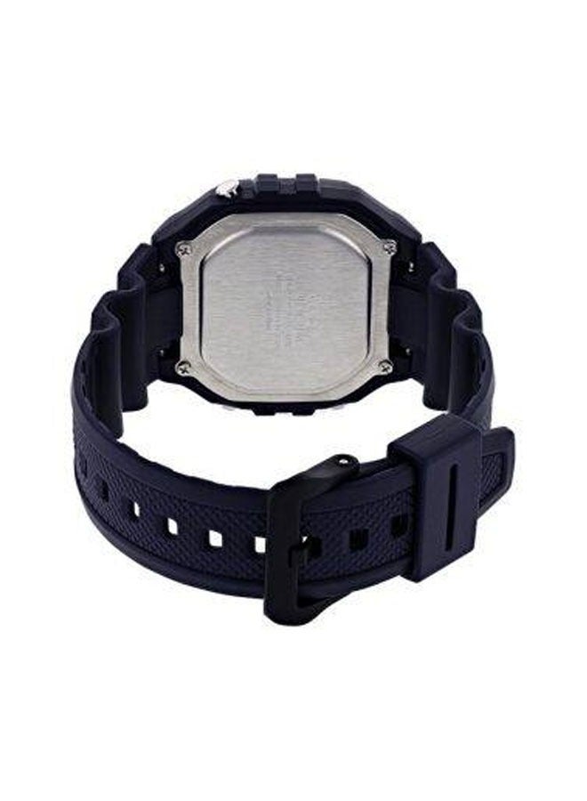 CASIO ساعة يد رقمية من الراتنج للرجال مجموعة ستاندرد W-218H-2AVDF - Image 3