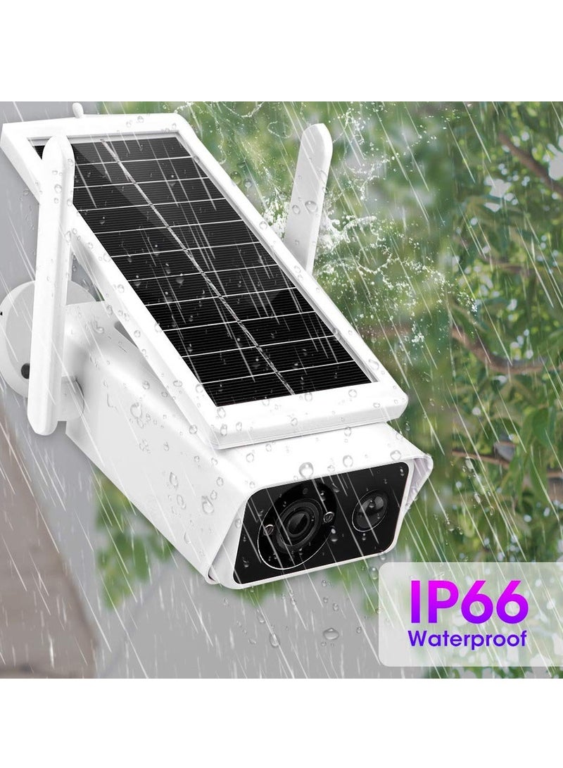 KASTWAVE 1080P Solar Surveillance Camera, IP66 Waterproof WiFi Security Camera, Support WiFi/AP Hotspot Connection, with IR Night Vision + PIR Motion Detection + Low-Power Consumption + 2 Way Audio Talk - Image 5