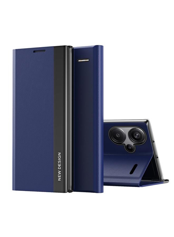 The Bros Case For Xiaomi Redmi Note 13 Pro+ Side Electroplated Adsorption Leather Phone Case