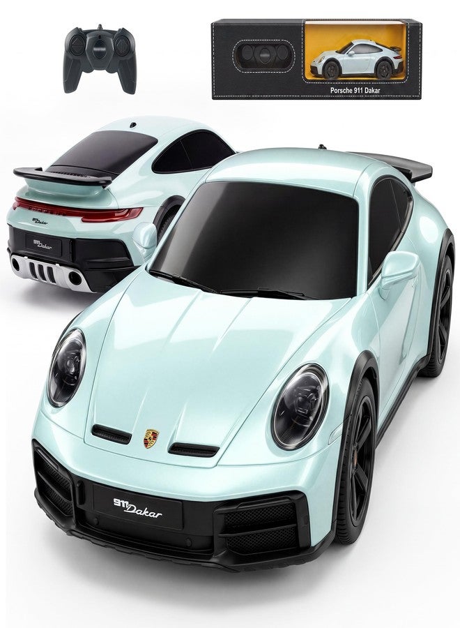 BEZGAR Porsche 911 Dakar RC Car, Officially Licensed BEZGAR 1:24 Scale 2.4GHz Porsche Remote Control Car, Hobby Grade Model Vehicle Toy for Boys Girls Age 4-7 8-12 - Image 1