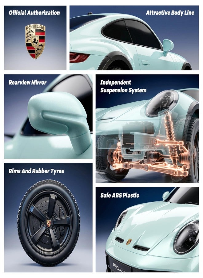 BEZGAR Porsche 911 Dakar RC Car, Officially Licensed BEZGAR 1:24 Scale 2.4GHz Porsche Remote Control Car, Hobby Grade Model Vehicle Toy for Boys Girls Age 4-7 8-12 - Image 3