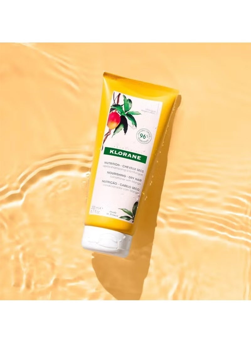 Klorane Nourishing - Dry Hair Conditioner with Mango 200ml - Image 2
