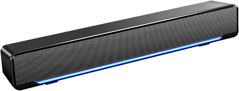Sound Bars, Mini Speaker Stereo Subwoofer, Bass Surround Sound Box Wired, Music Player, with USB / 3.5 mm Audio Input for PC Laptop Smartphone Tablet MP3 MP4 - Image 1