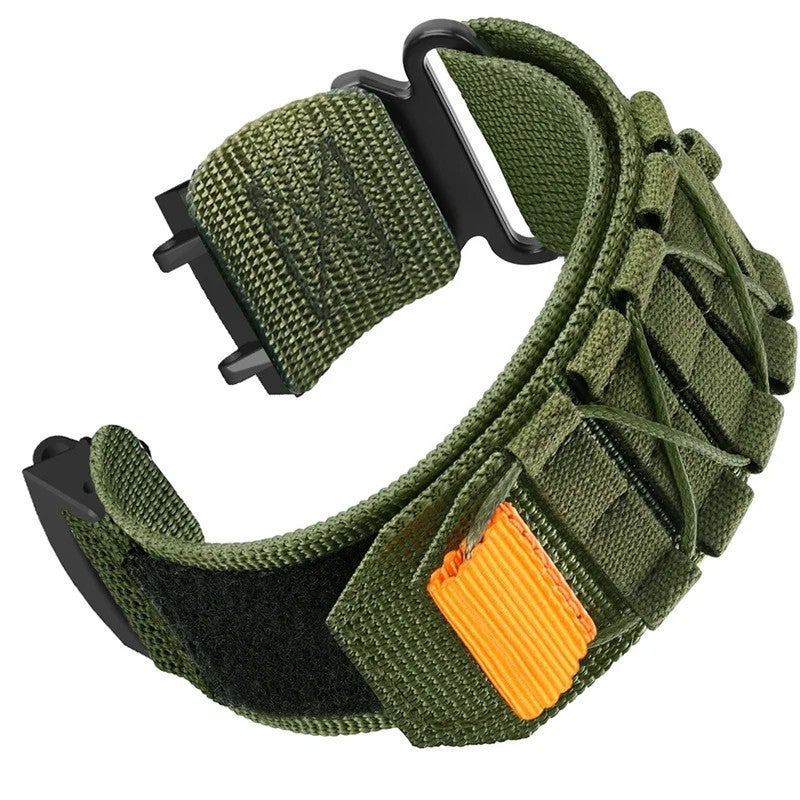 Bluejw Replacement Hand-Woven Nylon Strap for Huami Amazfit T-Rex 3 / T-Rex Tyrannosaurus Smartwatch – Durable Wristband Correa Compatible with Amazfit T-Rex Series - Image 4