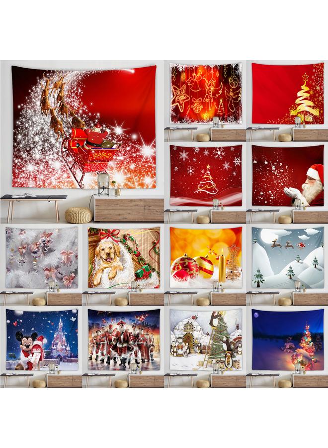 Bluejw Custom Christmas Tapestry Dormitory Room Decorative Cloth Christmas Background Cloth Bedroom Bedside Hanging Cloth Daifa - Image 2