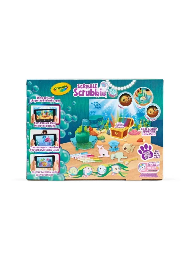 Crayola Scribble Scrubbie Glow Lagoon Playset Multicolour 24.13 x 33.02 x 11.74 cm CRA7475070000