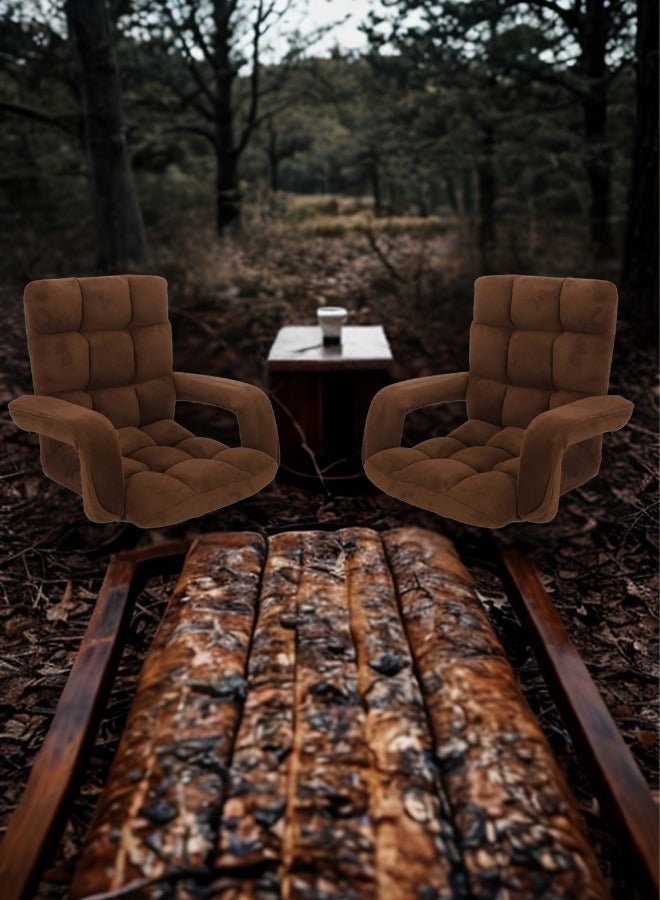 سمارت هوم كرسي أرضي قابل للطي فخم مبطن ومريح وناعم الملمس ، مقعد رحلات ،كرسي رياضي، كرسي خارجي وكرسي حديقة - Image 3