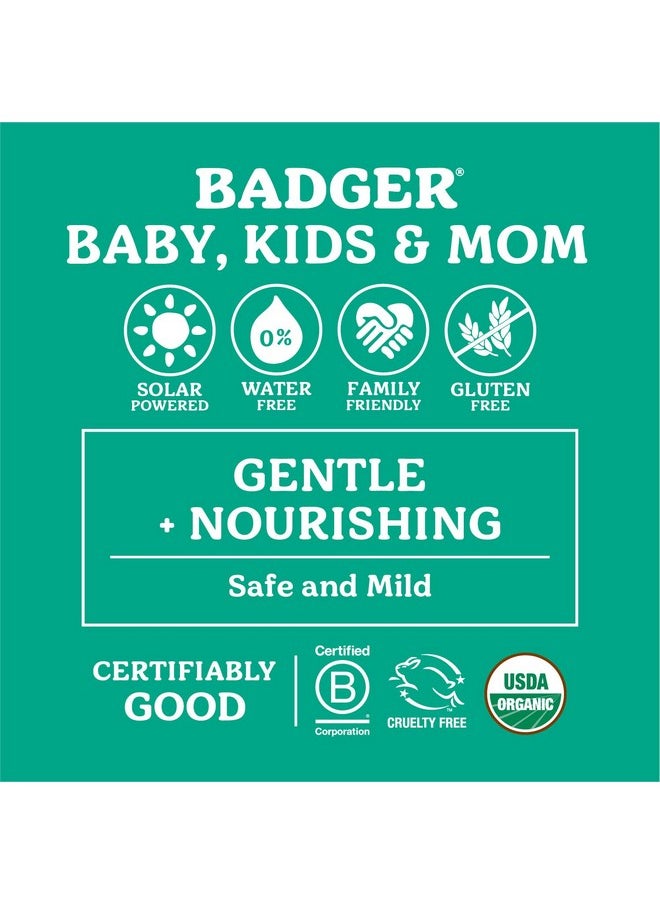 Badger زبدة بطن Adger زبدة الكاكاو والآذريون زبدة بطن عضوية معتمدة فيتامين E زبدة بطن زيت جوز الهند زبدة بطن الحامل للبشرة الممتدة 2 أونصة  - Image 5