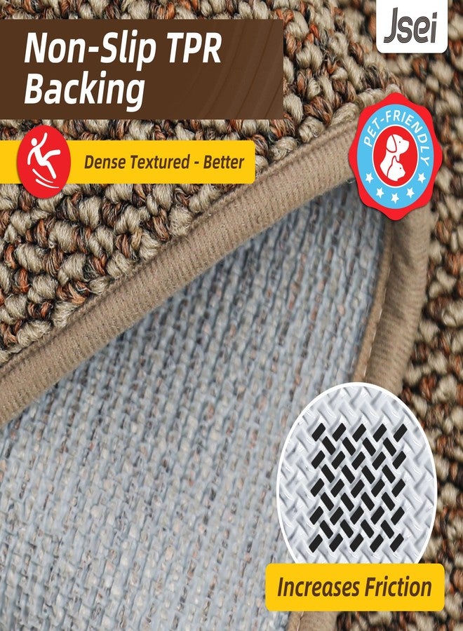 JSEI Dirt Trapper Door Mat 20"x32" Non-Slip Washable Entrance Mat, Dog Doormats, Absorbent & Fade-Resistant Floor Mats, Low Profile Welcome Mats for Entryway, Front Door, and Inside Entrance, Beige - Image 5