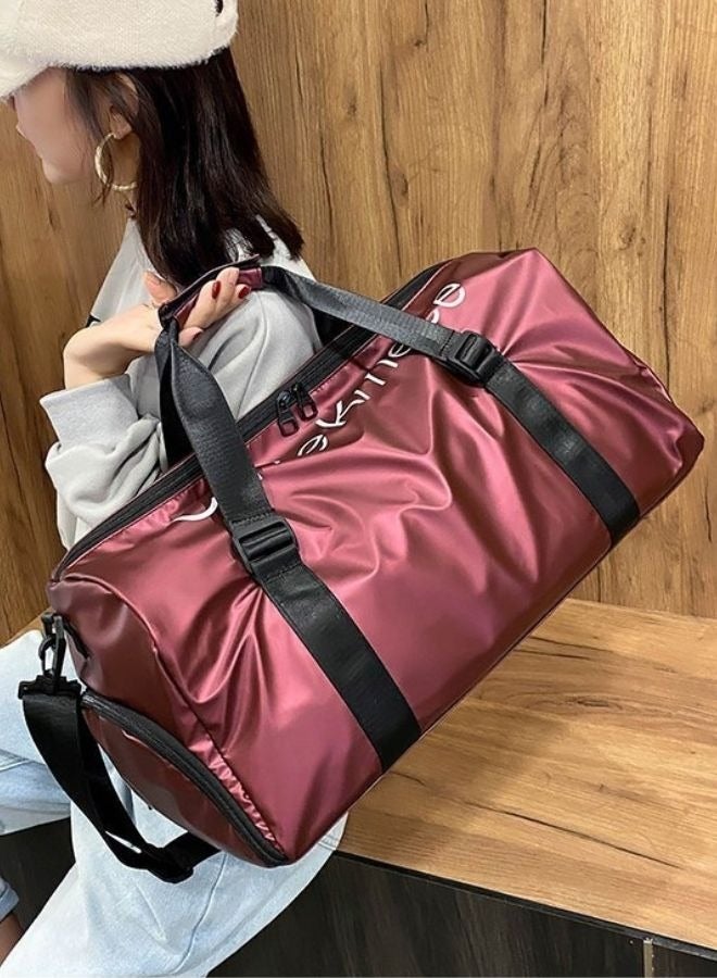 Mei Stylish Large Capacity Unisex Sports Gym Travel  Duffle Bag with Shoulder Strap  - Image 3