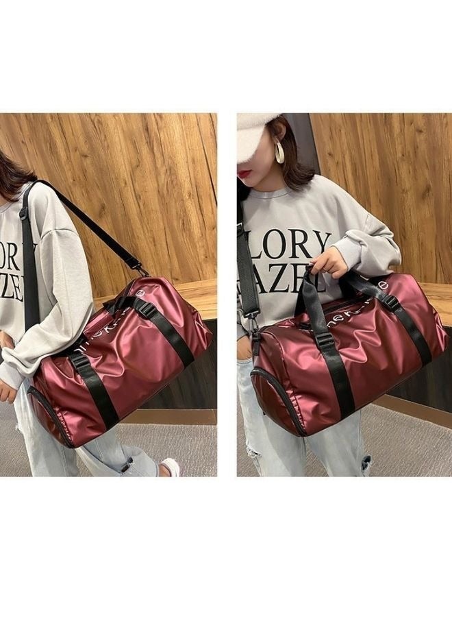 Mei Stylish Large Capacity Unisex Sports Gym Travel  Duffle Bag with Shoulder Strap  - Image 5