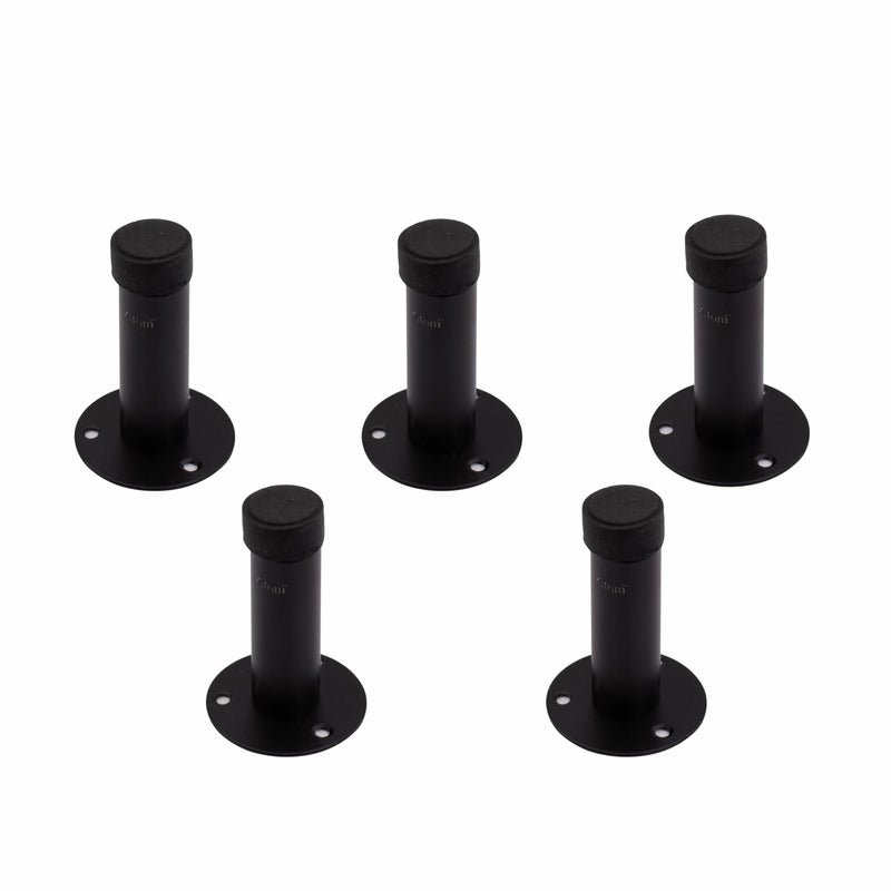 Atom 3 Inch Door Back Silencer/Stopper | Adjustable Height & Rubber Tip | (DS-Door Silencer) (5, Black) - Image 5