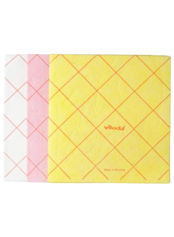 فيليدا فوطة تنظيف لجميع الأغراض مسامية 3 قطع ألوان متعددة 38 x 40 بوصة VC11 - Image 4