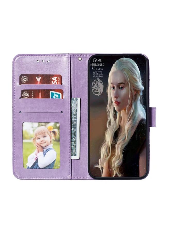 S-TOP Case For OnePlus 9 Sun Mandala Embossing Pattern Phone Leather Case - Image 4