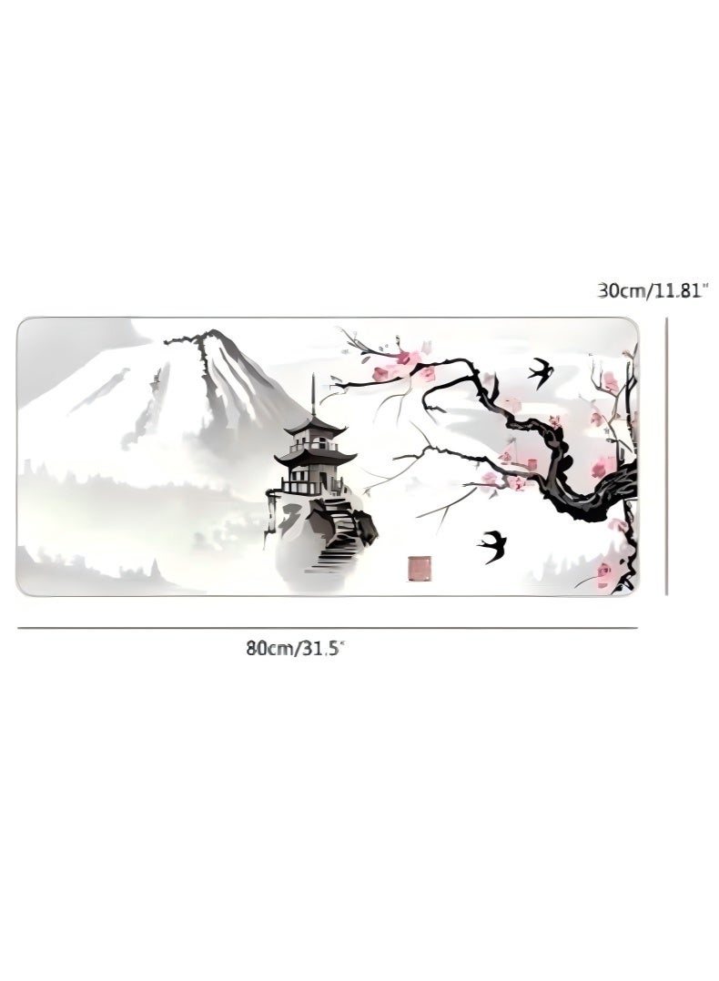 ماوس باد كبير للألعاب بتصميم زهرة البرقوق - view 2