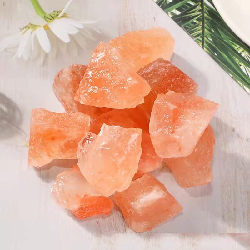 RCSTONE Himalayan Pink Crystal Salt Stones - 1.18 to 1.97 Inches, 0.22 Pounds for Salt Lamps and Decorations - Image 3