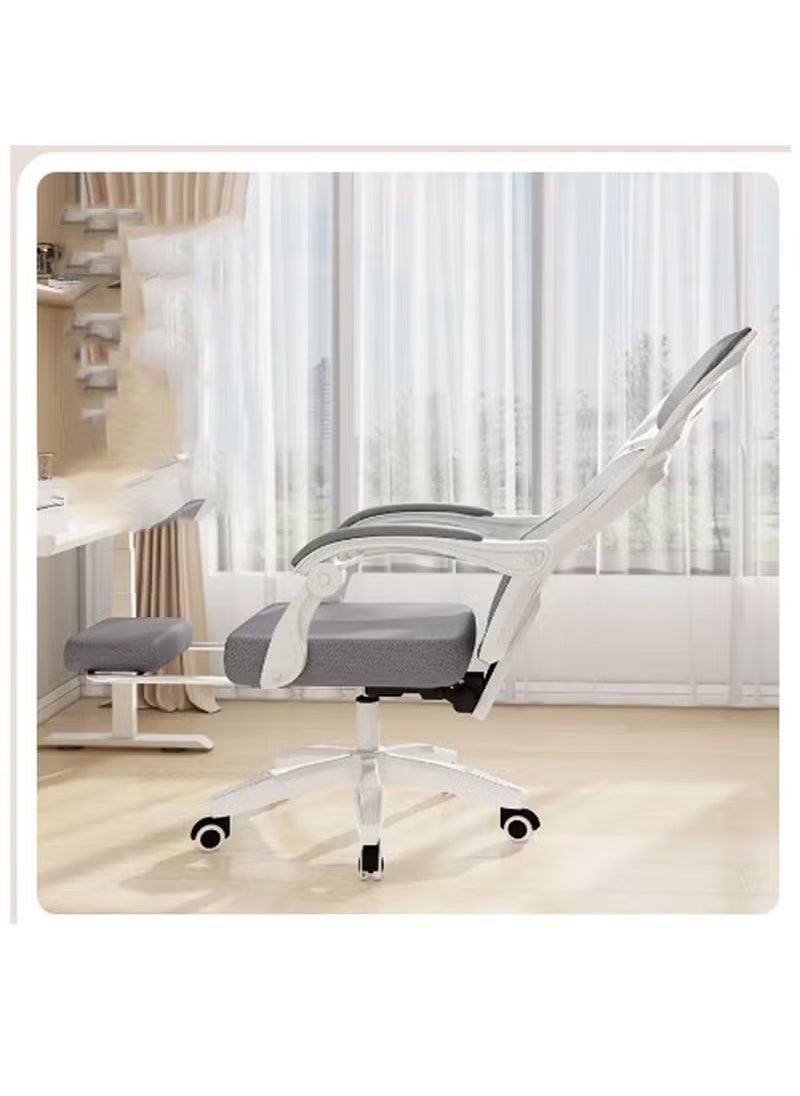 Arabest - Office Chair, Comfortable Ergonomic Swivel Computer Chair, Breathable Mesh Office Chair, Lumbar Support Task Chair with Wheels and Flip-Up Armrests, Height Adjustable, Suitable for Office or Home Use - Image 1