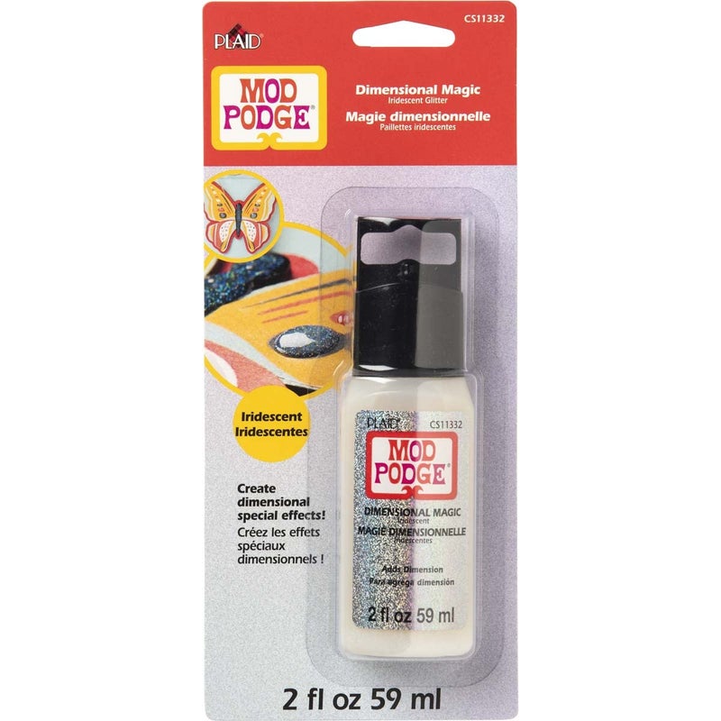Mod Podge Mod Podge CS11332 Glitter Dimensional Magic 2 oz Iridescent 
