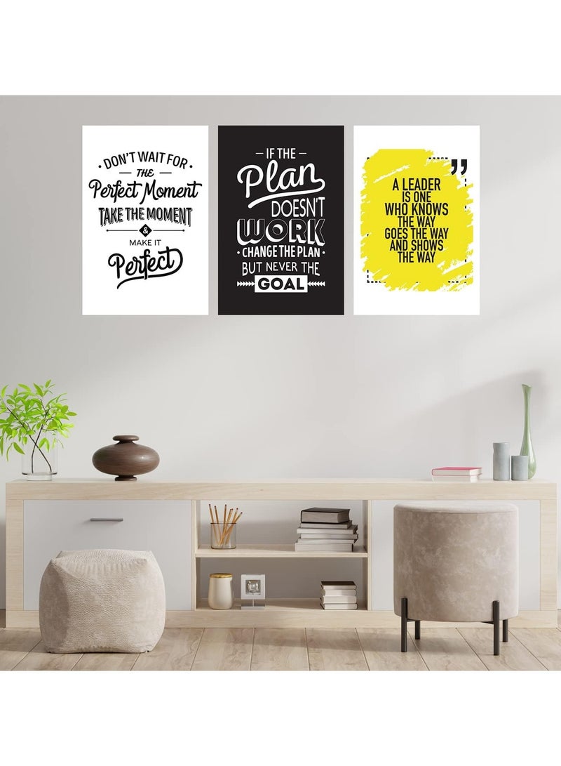 مؤسسة فكرة اليوم مجموعة اقتباسات اليوم الملهمة والتحفيزية من 10 ملصقات A3 طباعة بدون إطار (12 × 18 بوصة) | متعدد الألوان المنزل ، المكتب ، صالة الألعاب الرياضية ، غرفة الدراسة ، غرفة المعيشة ، غرفة النوم | ورق سميك بشريط مزدوج (ملصق 3) - Image 2