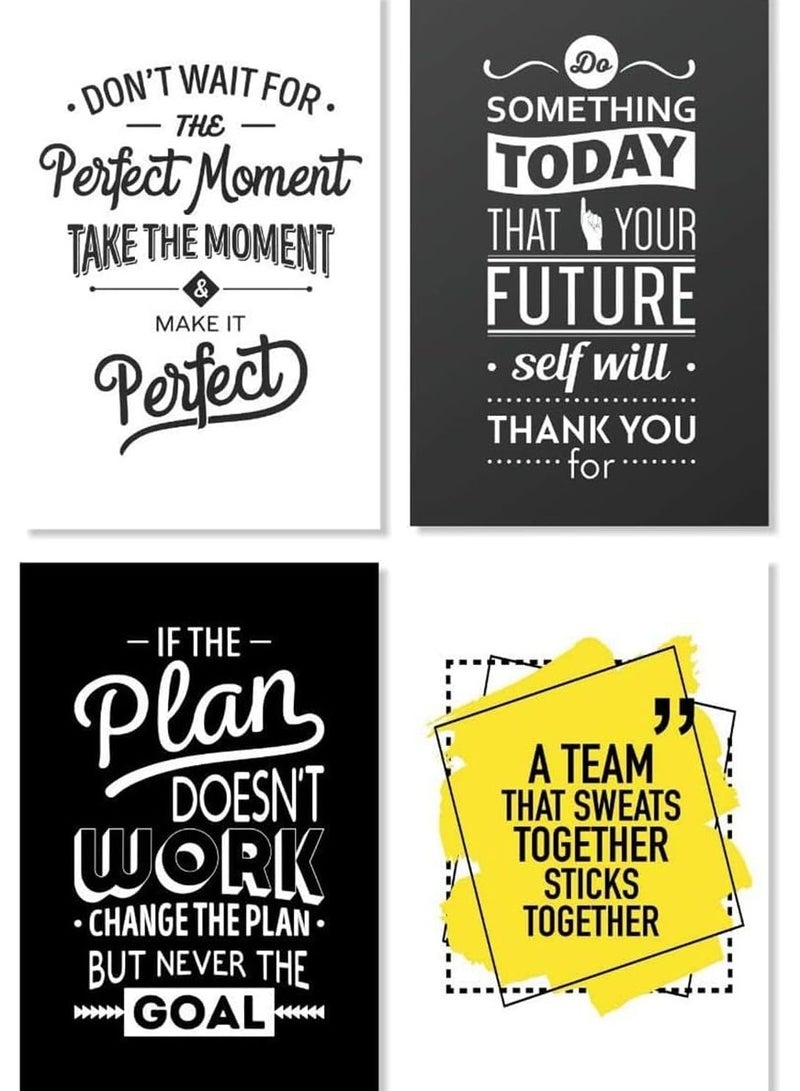 مؤسسة فكرة اليوم مجموعة اقتباسات اليوم الملهمة والتحفيزية من 10 ملصقات A3 طباعة بدون إطار (12 × 18 بوصة) | متعدد الألوان المنزل ، المكتب ، صالة الألعاب الرياضية ، غرفة الدراسة ، غرفة المعيشة ، غرفة النوم | ورق سميك بشريط مزدوج (ملصق 3) - Image 4