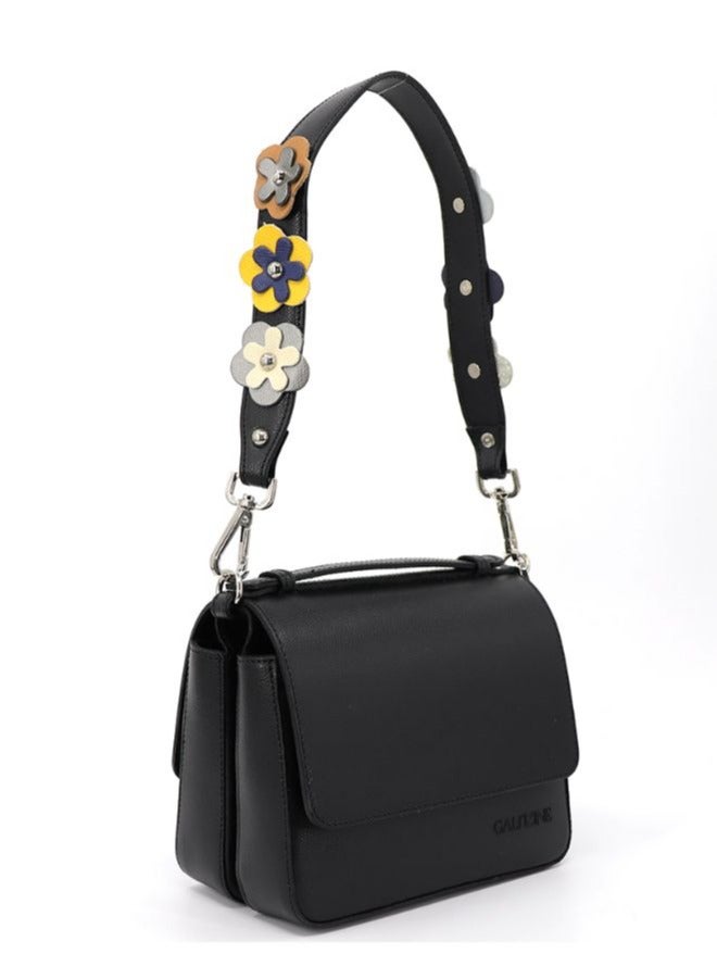Galitzine GALITZINE Elegant and Timeless Premium Leather Handbag, Stylish and Durable for any occasions, Black - Image 3