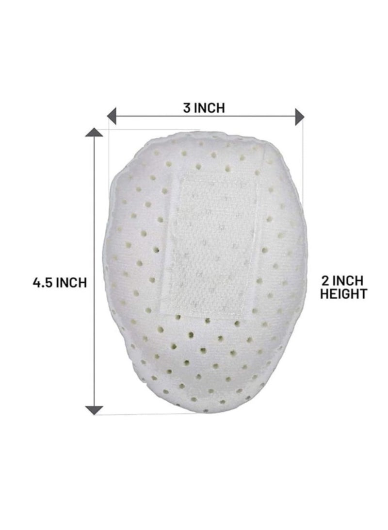 Inguinal Hernia Support Belt for Men, One Side Adjustable Inguinal Hernia Belt for Men with Removable Compression Pads White