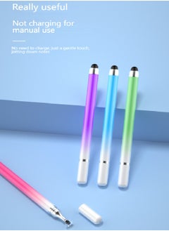 Occuwzz Five pack, 2-in-1 stylus and ballpoint pen, compatible with Apple, Android, tablets/all touch devices, for drawing, clipping, office notes, with two discs  - Image 5