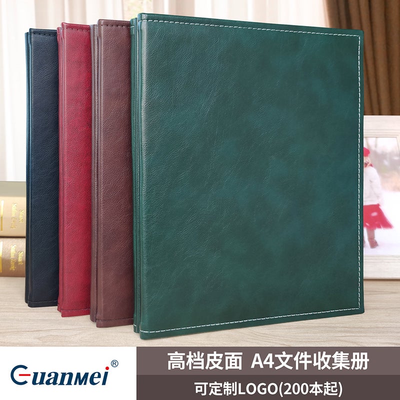 Guangmei Manufacturer S High-End Pu Leather A4 Document Folders, File Folders, Music Scores, Award Certificates, And Certificate Storage Albums - Image 2