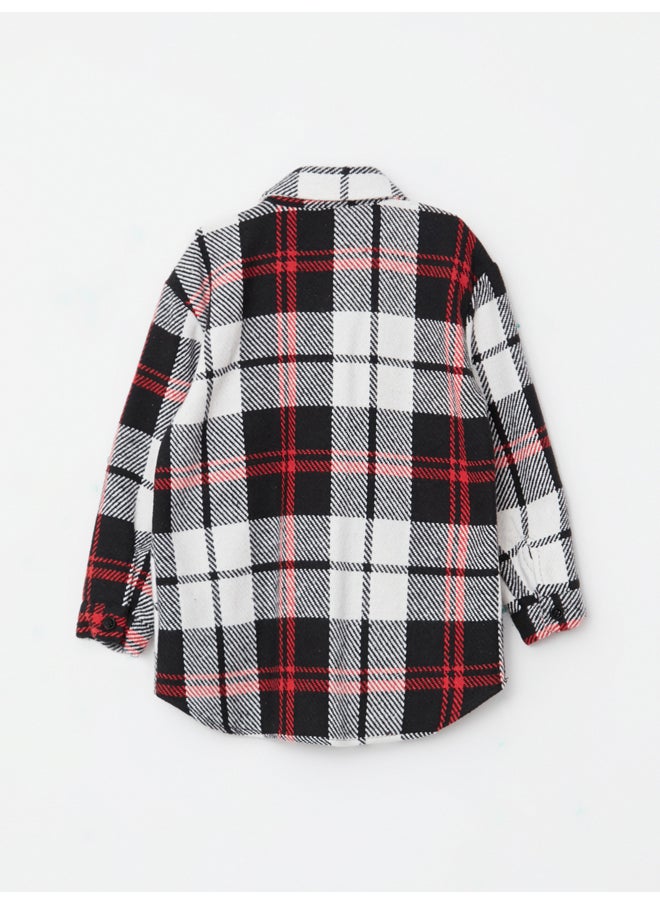 LC WAIKIKI - Plaid Long Sleeve Girl Shirt Jacket - Image 1