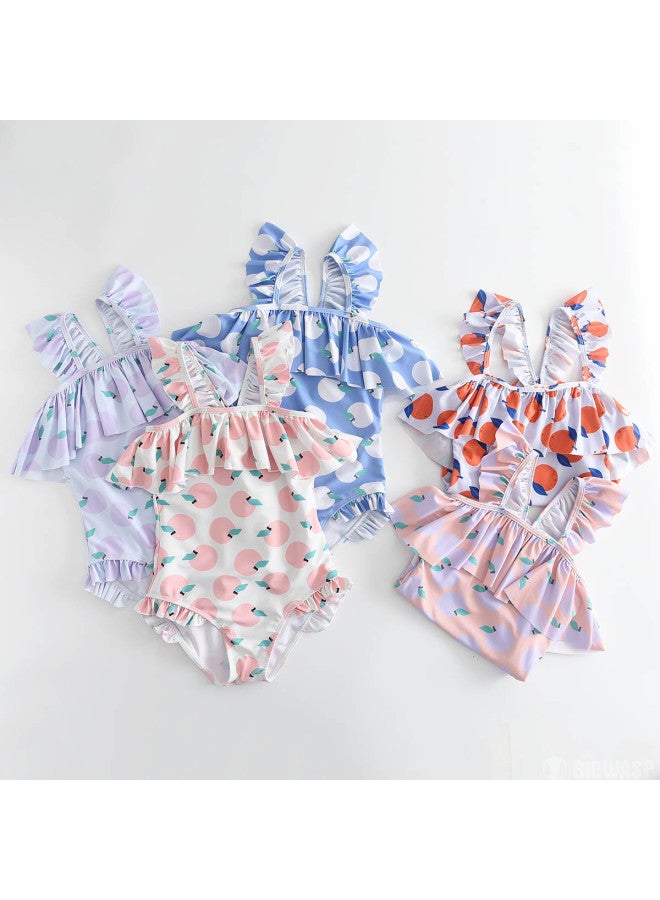 Bumblebee girls' Swimsuit One-piece With Triangle Cut, Skirted Design, Ruffle Trim, And Tank Top Style For Teens - Image 5