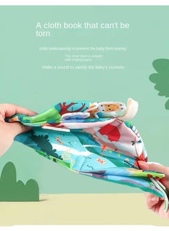 Y&D Cross-border Ringing Paper Tearing Books Can Bite Enlightenment Infant Cloth Books Early Education 0-1 Years Old Baby 3-6 Months Educational Toys-Flying Animals  - Image 5