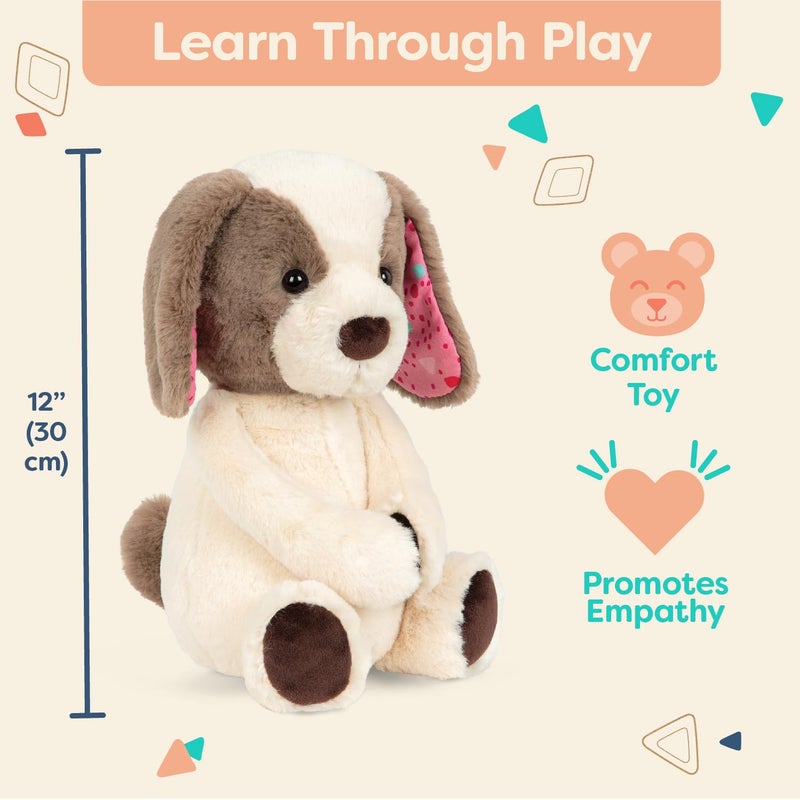 B. toys â€“ 12-Inch Plush Dog â€“ Huggable Dog Stuffed Animal Toy â€“ Soft & Cuddly Plush Puppy â€“ Washable â€“ Babies, Toddlers, Kids â€“ Happy Hues â€“ Cupcake Pup â€“ 0+ Months - Image 4