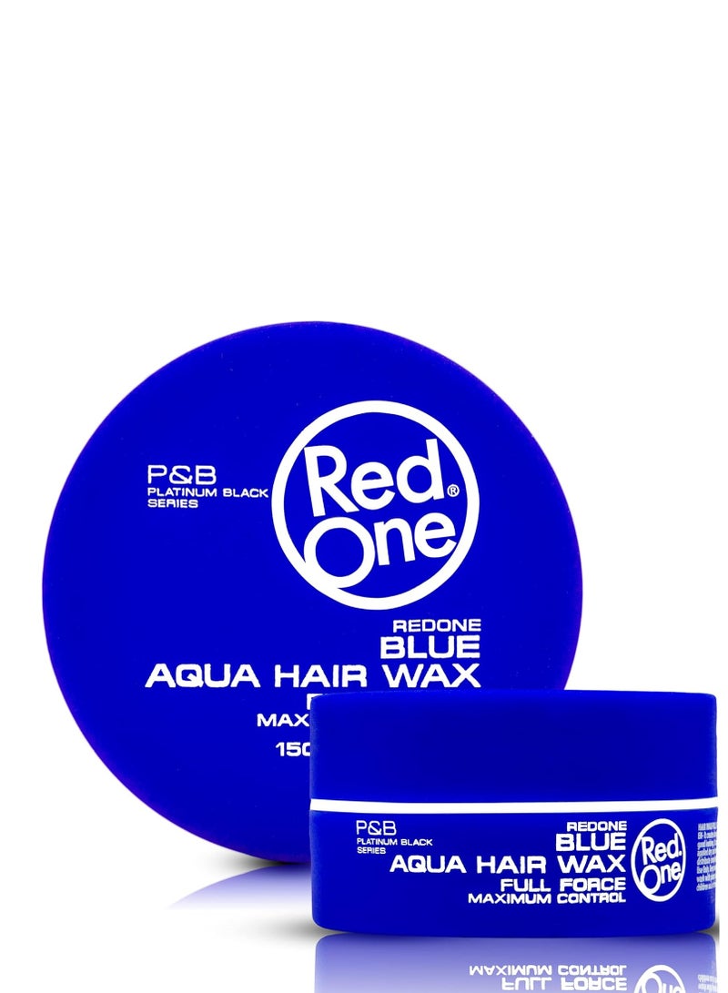 Redone RedOne Blue Hair Styling Wax 150ml – Ultra Strong Hold with Bubblegum Scent for Men & Women - Image 1
