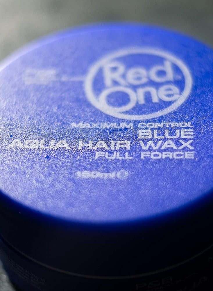 Redone RedOne Blue Hair Styling Wax 150ml – Ultra Strong Hold with Bubblegum Scent for Men & Women - Image 3
