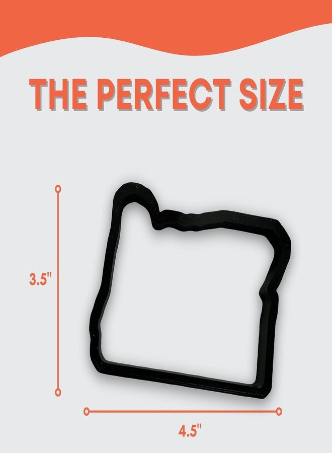 Bundle of Fun Oregon State Cookie Cutter with Easy to Push Design (4 inch) - Image 2
