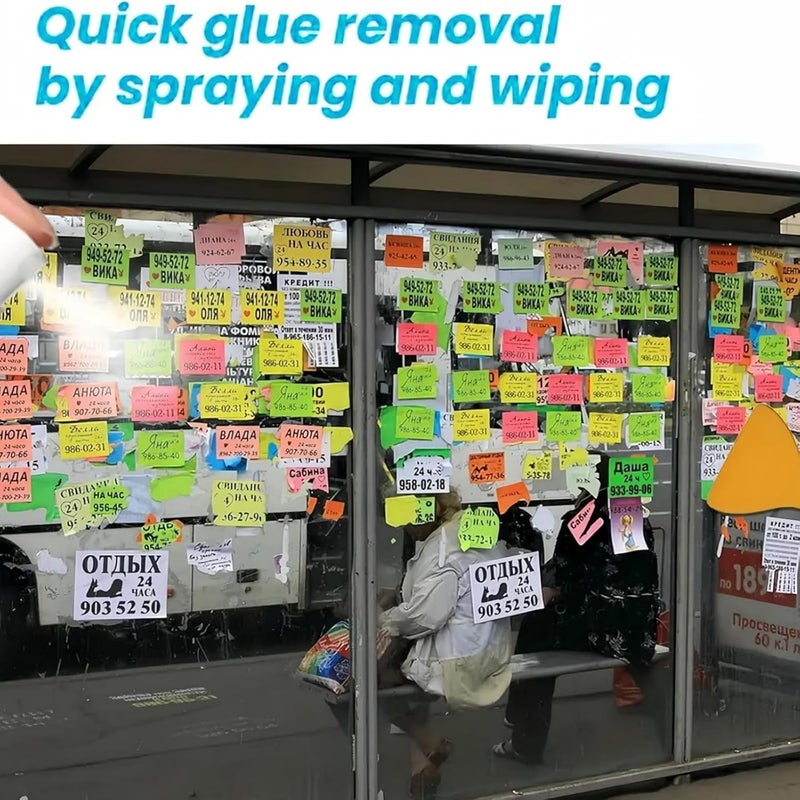 100ml Sticky Stuff Remover, Sticky Stuff Residue & Adhesive Remover, Adhesive Remover, Glue Remover, Sticker Remover, Cleaning Fluid & Glue Remover for Stickers, Sticker Remover for Glue,Tape, Label - Image 4
