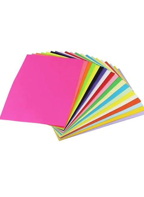 A4 craft 100 pieces colorful cardboard paper