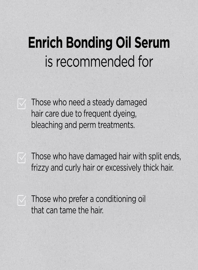 AYUNCHE Enrich Bonding Oil Serum | Hair Repair Serum | Damaged Hair | anti-frizzle | Hair split end repair | Korea Salon Brand - Image 3