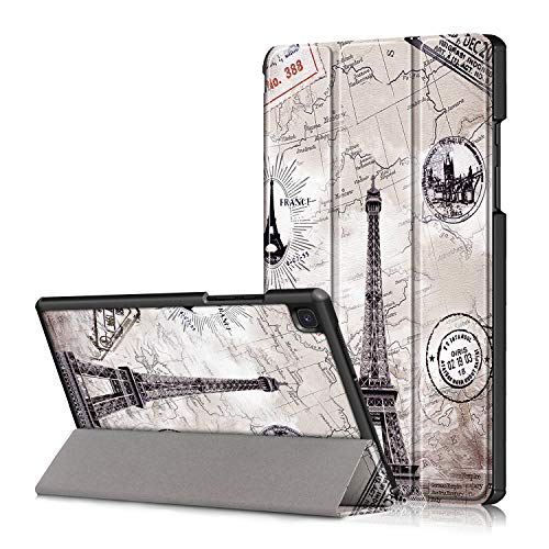 Proelite Smart Trifold Faux Leather Flip Cover for Samsung Galaxy Tablets A7 26.42 Cm (10.4 Inches) Sm-T500/T505/T507, Eiffel Multicolour - Image 1