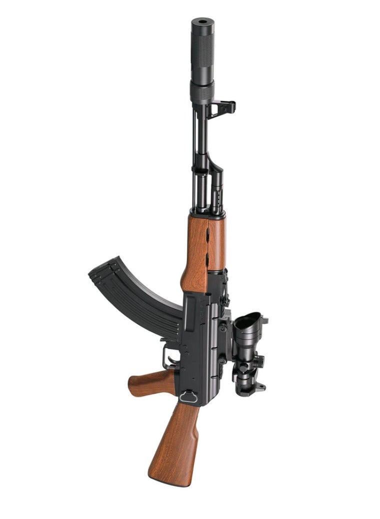 Wooden Ak47 with Water Gun Scope  - Image 3