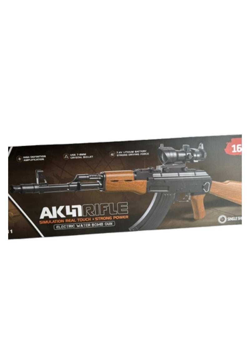 Wooden Ak47 with Water Gun Scope  - Image 4