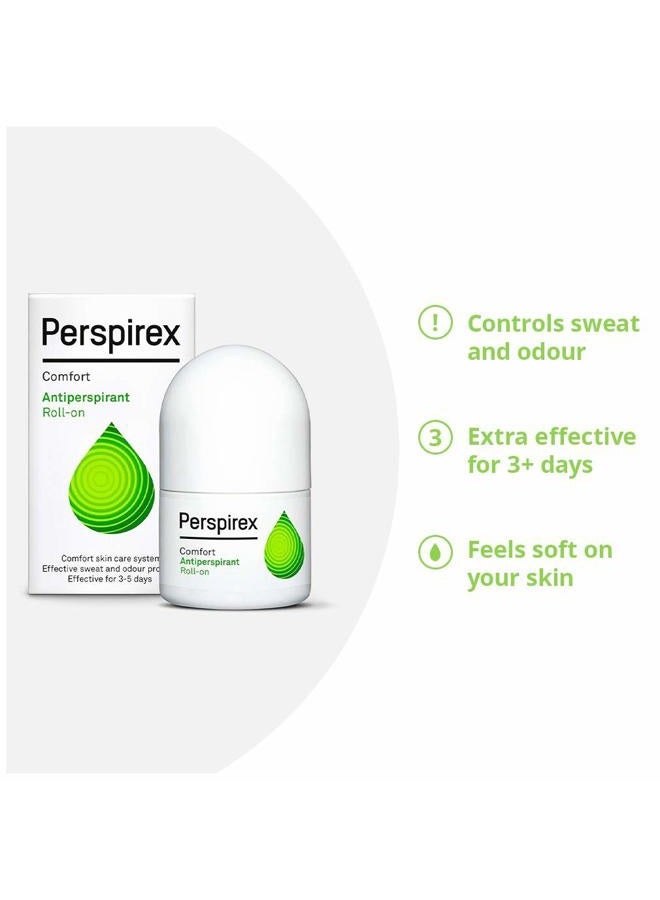 Perspirex Comfort Antiperspirant for Men and Women – Roll On Deodorant for Protection Against Sweat and Odour (2-Pack) - Image 5