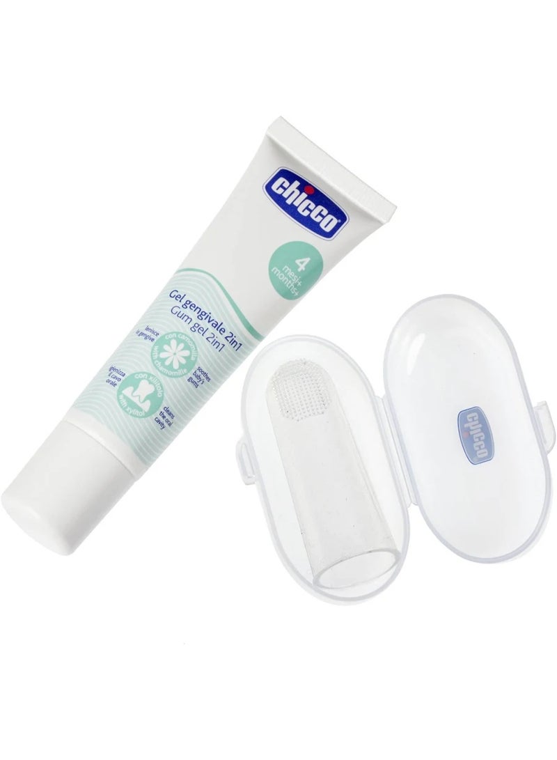 شيكو مجموعة شيكو للعناية بالفم للأطفال من عمر 4 أشهر فما فوق - Image 1