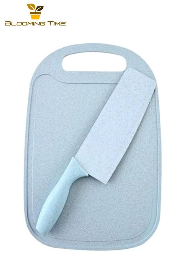 7-piece kitchen tool set-knives Blue