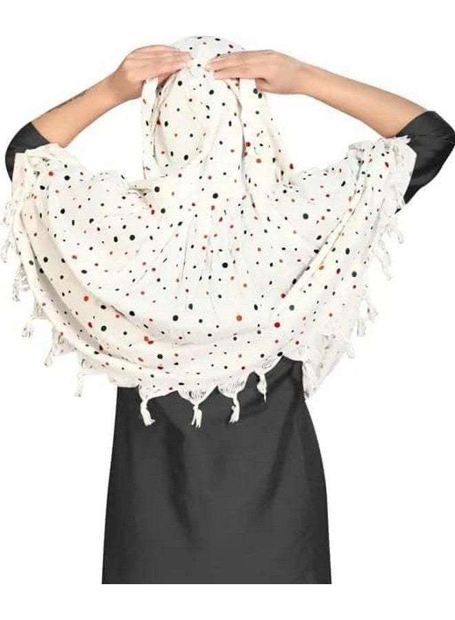 Shree Ashapura Textiles Soft Cotton Long Scarf Cum Mask Scarves Reusable for Vehicle Driver Star Printed Design Stoles Universal Size For Girl & Women Cool Breathable Sun Protection (Multi Design) - Image 4