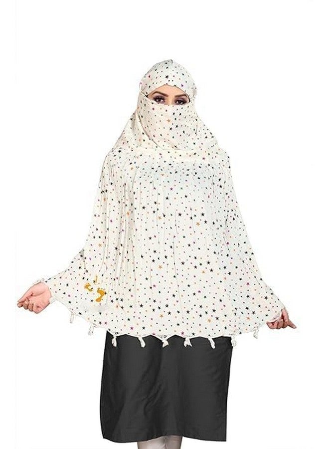 Shree Ashapura Textiles Soft Cotton Long Scarf Cum Mask Scarves Reusable for Vehicle Driver Star Printed Design Stoles Universal Size For Girl & Women Cool Breathable Sun Protection (Multi Design) - Image 5
