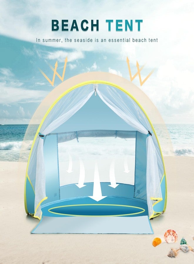 Senodeer Baby Beach Tent, Pop Up Play Tent for Infants, UV Protection Sun Shelter for Toddlers, Infant Portable Sun Shade - Image 2