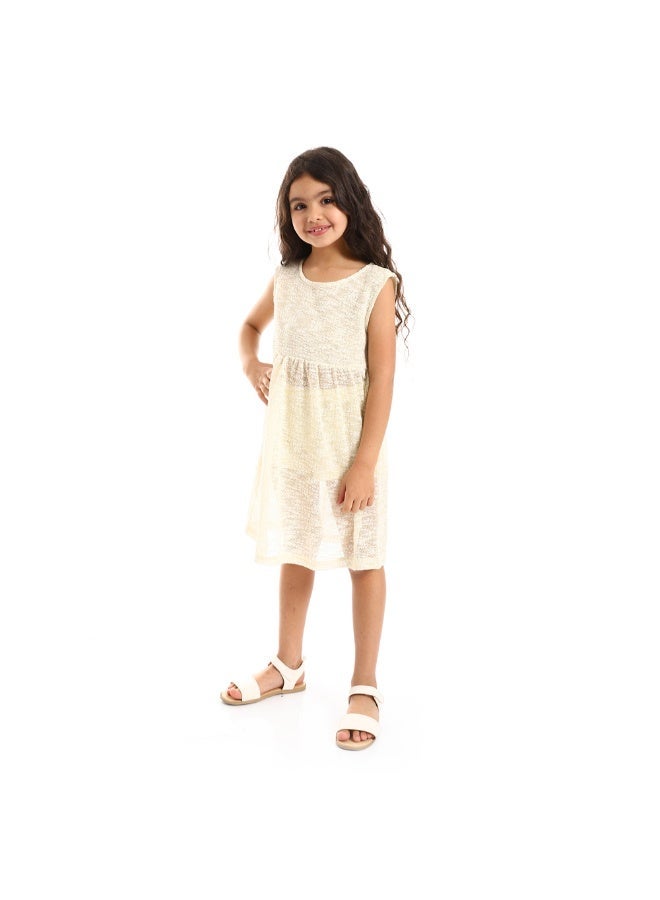 kady Round Neck Slip On Dress girls - Image 4
