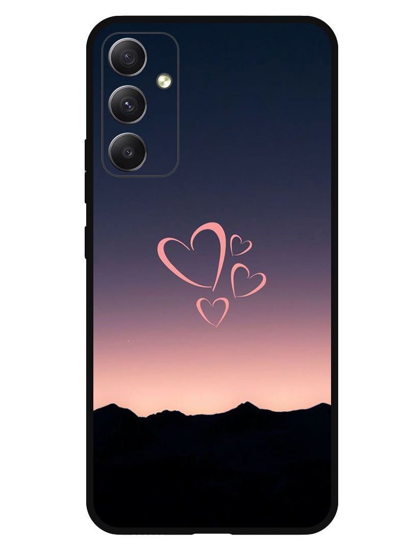 Theodor Protective Case Anti Scratch Shock Proof Bumper Cover For Samsung Galaxy M34 5G Four Hearts  - Image 1