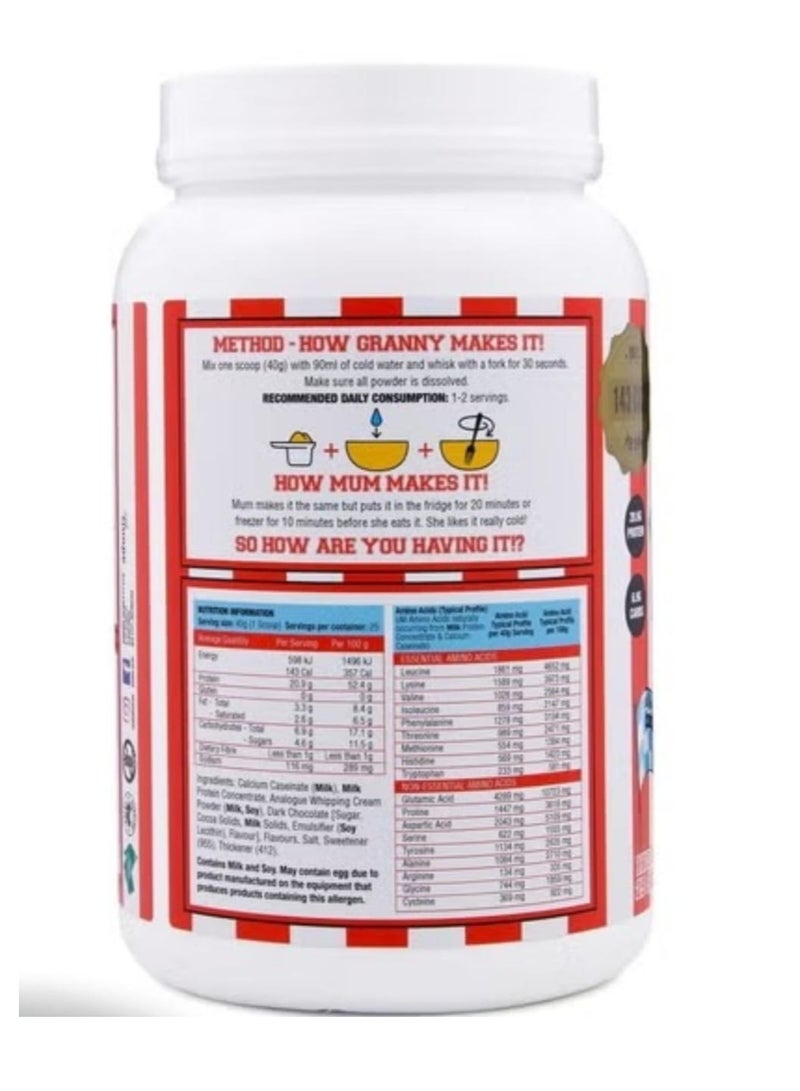 Adonis Protein Cookie Dough (Casein Protein) - Coconut Chocolate Chip 1 Kg - Image 2